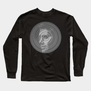 Dean Winchester - Vinyl Record inspired drawing Long Sleeve T-Shirt